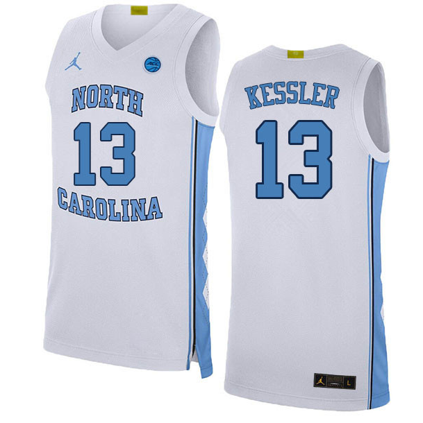 Men's North Carolina Tar Heels #13 Walker Kessler White Stitched Jersey